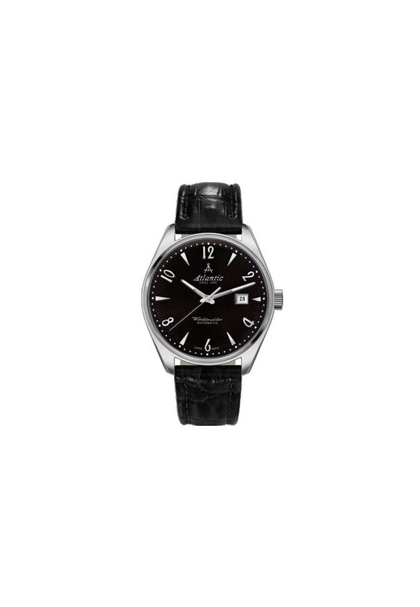 Atlantic - ATLANTIC RABAT ZEGAREK Worldmaster 51752.41.65S. Materiał: skóra, materiał. Styl: klasyczny, elegancki