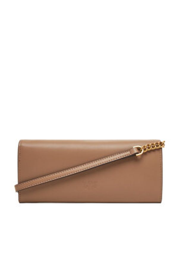 Pinko - PINKO Torebka Love Tiny Brids Wallet C AI 25-26 PCPL 103765 A0F1 Beżowy. Kolor: beżowy. Materiał: skórzane