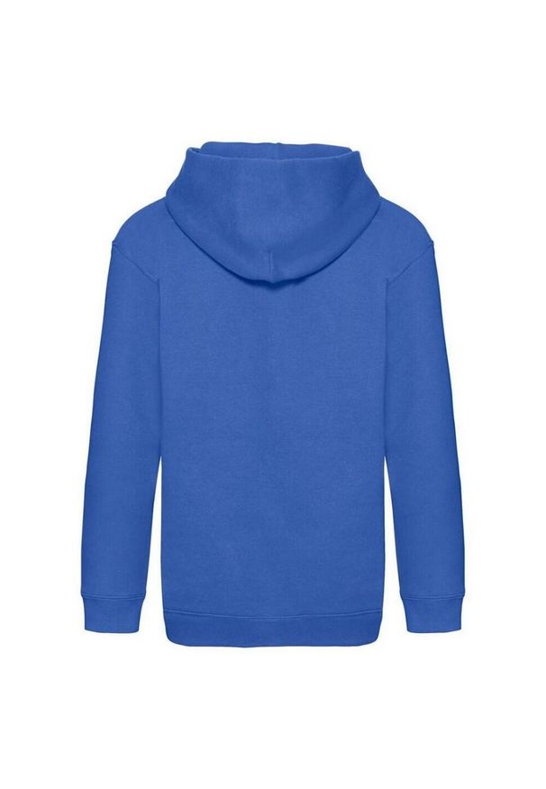 FRUIT OF THE LOOM - Bluza Z Kapturem Premium Dla Dzieci. Typ kołnierza: kaptur. Kolor: niebieski
