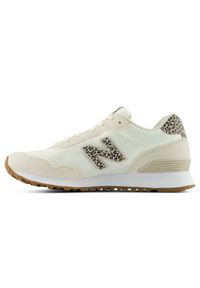 Buty damskie New Balance W5156FP – beżowe. Okazja: na co dzień. Kolor: beżowy. Materiał: syntetyk, materiał, skóra, guma, zamsz. Szerokość cholewki: normalna. Wzór: motyw zwierzęcy, nadruk #4