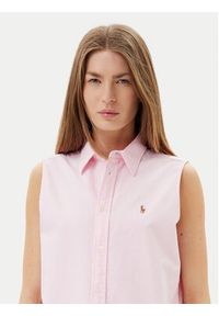 Polo Ralph Lauren Koszula 211968896003 Różowy Classic Fit. Typ kołnierza: polo. Kolor: różowy. Materiał: bawełna #4