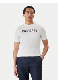 Bugatti T-Shirt 8350-75045C Biały Regular Fit. Kolor: biały. Materiał: bawełna #1