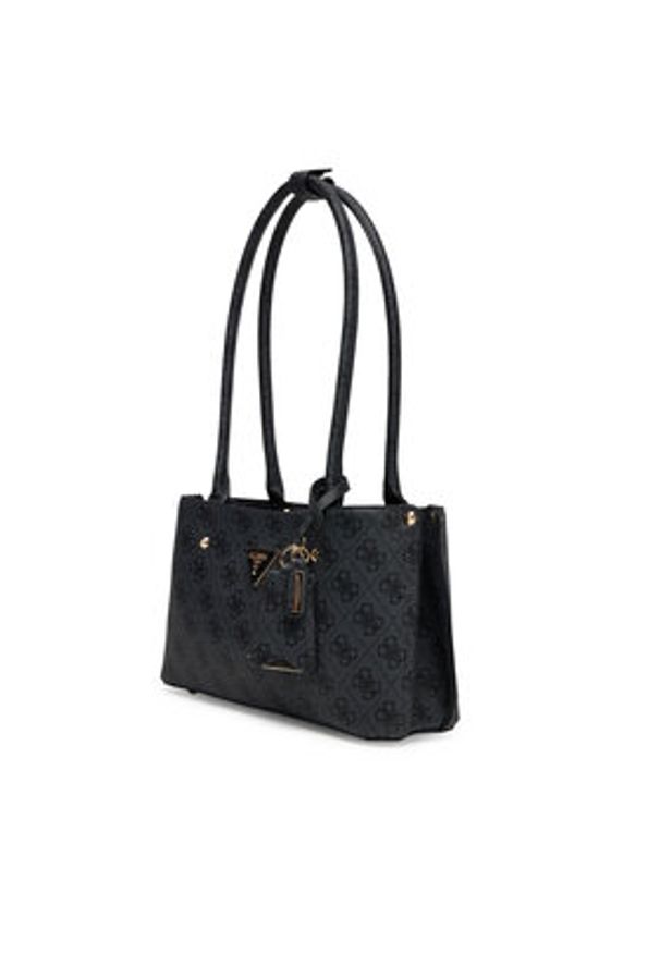 Guess Torebka Meridian II HWSG69 74090 Szary. Kolor: szary. Materiał: skórzane