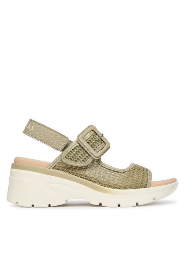 Hispanitas Sandały HV264636 C001 Zielony. Kolor: zielony. Materiał: materiał