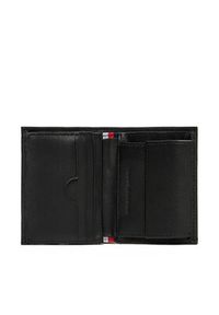 TOMMY HILFIGER - Tommy Hilfiger Duży Portfel Męski Th Flag Trifold AM0AM13521 Czarny. Kolor: czarny. Materiał: skóra #3