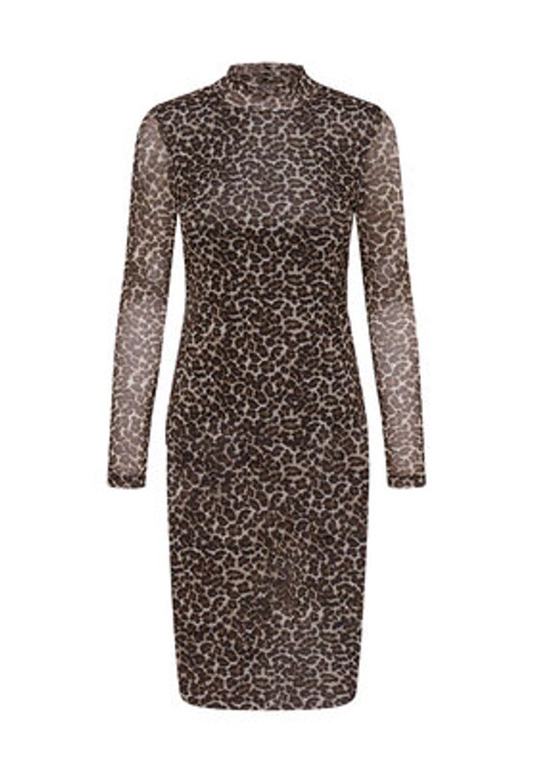 only - ONLY Sukienka codzienna Erica 15355845 Beżowy Regular Fit. Okazja: na co dzień. Kolor: beżowy. Materiał: syntetyk. Typ sukienki: proste. Styl: casual