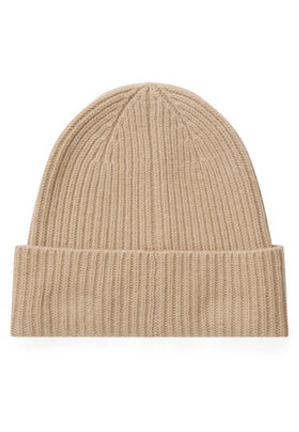 TOMMY HILFIGER - Tommy Hilfiger Czapka Th Cashmere AW0AW17772 Beżowy. Kolor: beżowy. Materiał: kaszmir