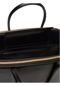 Calvin Klein Torebka Carryall Mini Leather Tote Bag LV04F3034G Czarny. Kolor: czarny. Materiał: skórzane #5