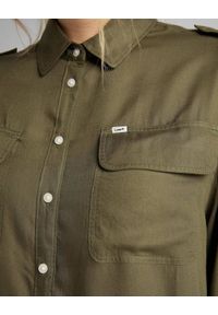 Lee - LEE UTILITY SHIRT DAMSKA KOSZULA OLIVE GREEN L45XJQNX 112110670 #5