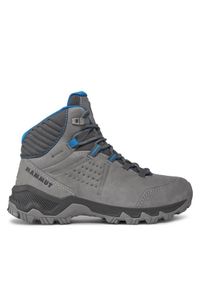 Mammut Trekkingi Nova IV Mid Gtx GORE-TEX 3030-04730-00668 Szary. Kolor: szary. Materiał: nubuk, skóra