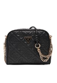 Guess Torebka Adelasia HWQL96 58140 Czarny. Kolor: czarny. Materiał: skórzane