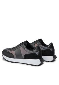 Calvin Klein Sneakersy Low Top Lace Up Pet HM0HM01346 Czarny. Kolor: czarny. Materiał: materiał