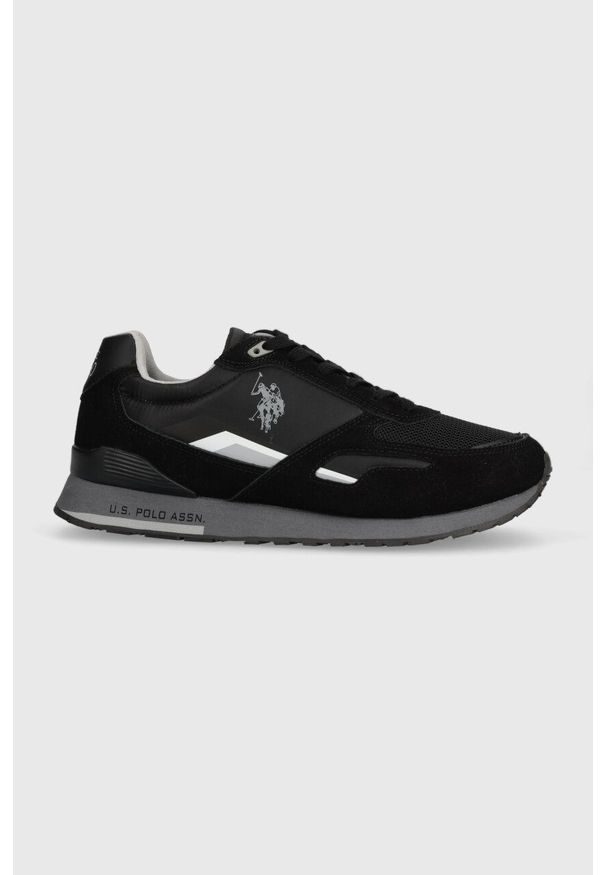U.S. Polo Assn. sneakersy TABRY kolor czarny TABRY003M/CHT2. Nosek buta: okrągły. Zapięcie: sznurówki. Kolor: czarny. Materiał: guma