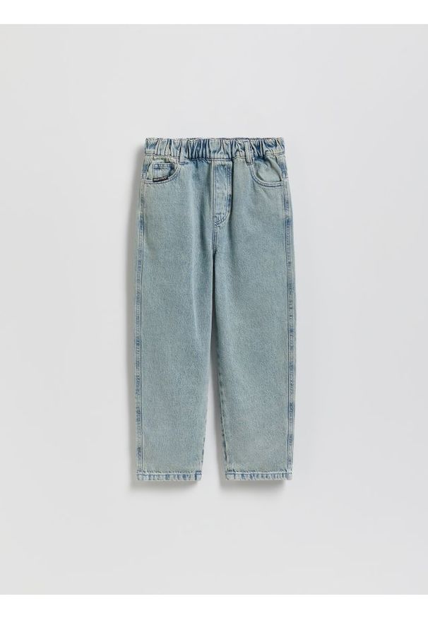 Reserved - Jeansy baggy - niebieski. Kolor: niebieski