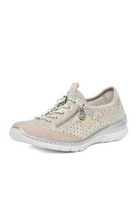 Rieker Sneakersy CEO-L3252-92 Beżowy. Kolor: beżowy. Materiał: skóra #8