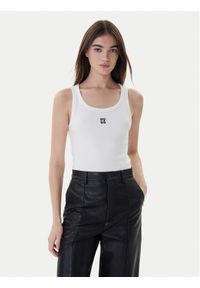 Hugo Top Datamia 50514489 Biały Slim Fit. Kolor: biały. Materiał: bawełna #1