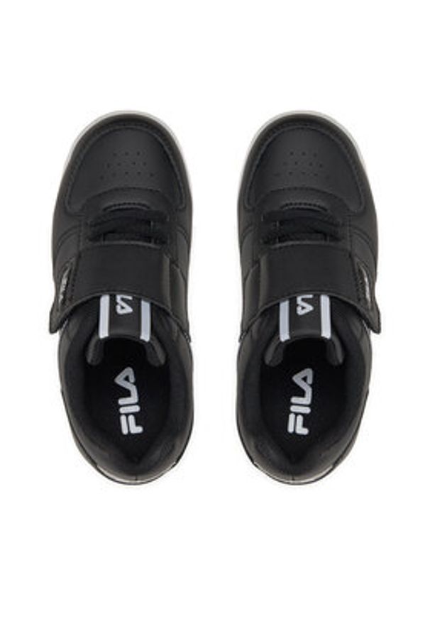 Fila Sneakersy C. Court Velcro Kids FFK0120 Czarny. Kolor: czarny. Materiał: skóra