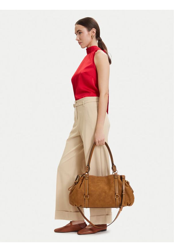 Liu Jo Torebka AA6082 E1116 Brązowy. Kolor: brązowy. Materiał: skórzane