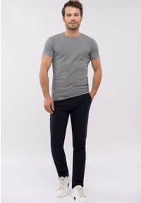 Volcano - Bawełniany t-shirt w dwupaku T-CLONE. Kolor: szary, wielokolorowy, biały. Materiał: bawełna. Długość rękawa: krótki rękaw. Długość: krótkie. Sezon: zima, lato. Styl: klasyczny #1