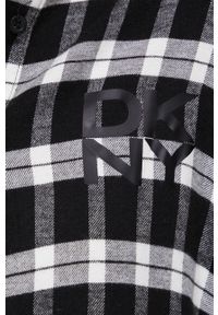 DKNY - Dkny Koszulka nocna damska kolor czarny. Kolor: czarny. Długość: długie #3