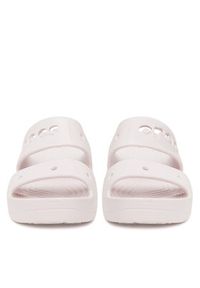 Crocs Klapki BAYA PLATFORM SANDAL 208188-6PI Różowy. Kolor: różowy. Obcas: na platformie #3