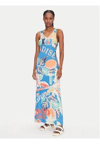Maaji Sukienka letnia PT2648CLD001 Niebieski Regular Fit. Kolor: niebieski. Materiał: wiskoza. Sezon: lato #2