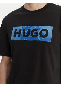 Hugo - HUGO T-Shirt Nalien 50560060 Czarny Regular Fit. Kolor: czarny. Materiał: bawełna #2