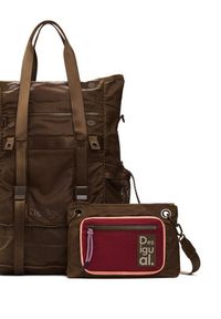 Desigual Plecak 26SAKY11 Brązowy. Kolor: brązowy. Materiał: materiał #4