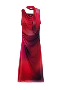 Desigual Sukienka koktajlowa Maine 26SWVK19 Czerwony Slim Fit. Kolor: czerwony. Materiał: syntetyk. Styl: wizytowy #3