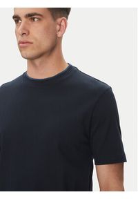 BOSS T-Shirt H-Thompson 59 50524998 Granatowy Regular Fit. Kolor: niebieski. Materiał: bawełna #4