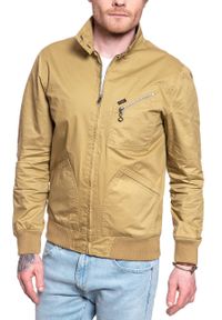 Lee - MĘSKA KURTKA PRZEJŚCIOWA LEE HARRINGTON JACKET SAFARI L86LTOSH. Kolor: żółty #4