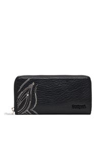 Desigual Portfel 25SAYP09 Czarny. Kolor: czarny. Materiał: skóra #1