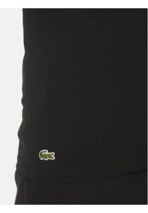Lacoste Komplet 3 t-shirtów TH9008 Czarny Slim Fit. Kolor: czarny. Materiał: bawełna