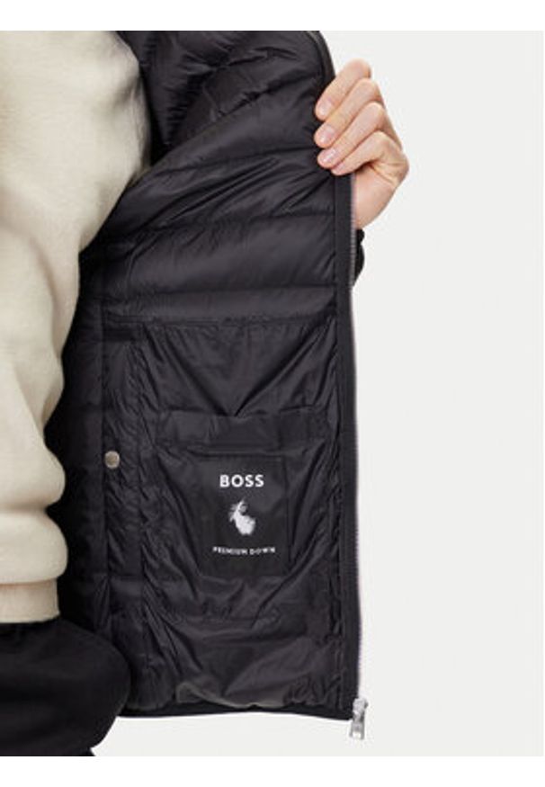 BOSS Kurtka puchowa H-Dimeo 50540450 Czarny Regular Fit. Kolor: czarny. Materiał: syntetyk