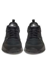 skechers - Skechers Sneakersy BURNS 8790117 BBK Czarny. Kolor: czarny. Materiał: syntetyk, materiał #6