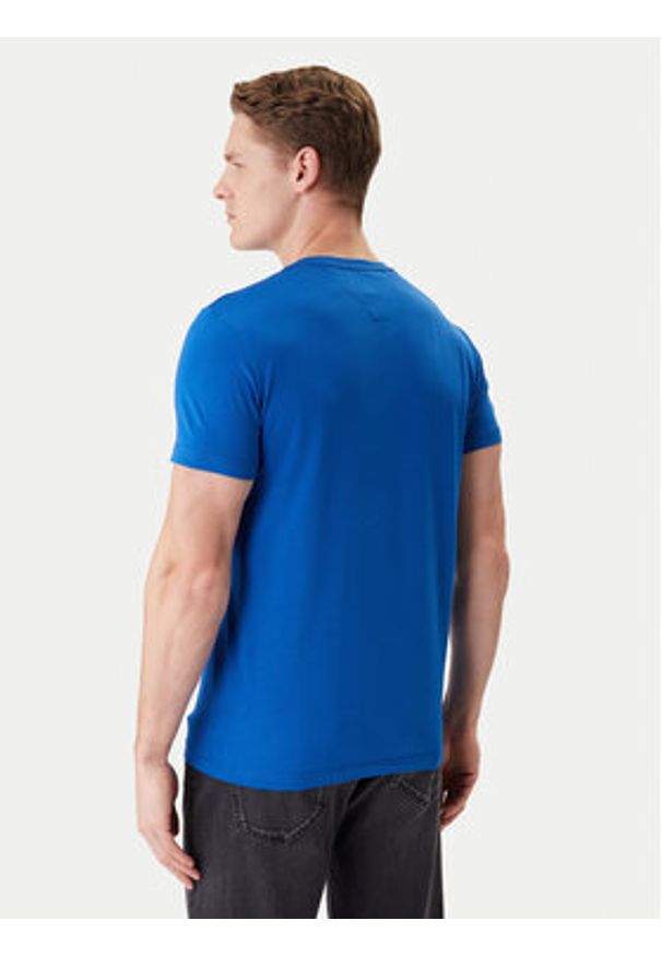 TOMMY HILFIGER - Tommy Hilfiger T-Shirt MW0MW10800 Niebieski Slim Fit. Kolor: niebieski. Materiał: bawełna