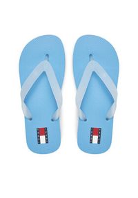 Tommy Jeans Japonki Tjw Logo Flip Flop EN0EN02447 Błękitny. Kolor: niebieski #4