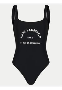 Karl Lagerfeld - KARL LAGERFELD Strój kąpielowy 240W2274 Czarny. Kolor: czarny. Materiał: syntetyk