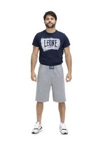 LEONE 1947 APPAREL - Męskie szorty z efektem sprania plaży. Kolor: szary. Materiał: tkanina. Sport: fitness