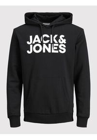 Jack & Jones - Jack&Jones Bluza Corp Logo 12152840 Czarny Regular Fit. Kolor: czarny. Materiał: bawełna #2