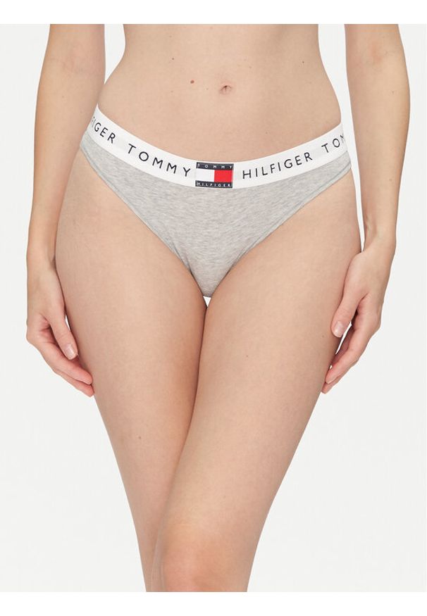 TOMMY HILFIGER - Tommy Hilfiger Figi klasyczne UW0UW06038 Szary. Kolor: szary. Materiał: bawełna