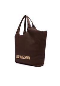 Love Moschino - LOVE MOSCHINO Torebka JC4396PP0NKD031A Brązowy. Kolor: brązowy. Materiał: skórzane