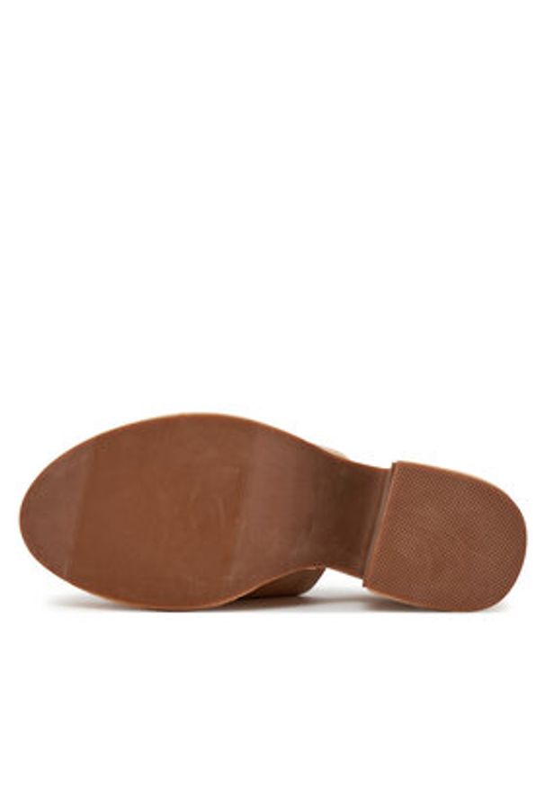 DeeZee Klapki E8341-1 Beżowy. Kolor: beżowy. Materiał: materiał