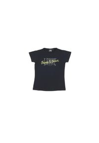 LEONE 1947 APPAREL - Dziewczęcy t-shirt z krótkim rękawem Handwriting Dream. Kolor: czarny. Długość rękawa: krótki rękaw. Długość: krótkie. Sport: joga i pilates
