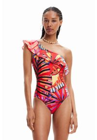 Desigual jednoczęściowy strój kąpielowy miękka miseczka #4