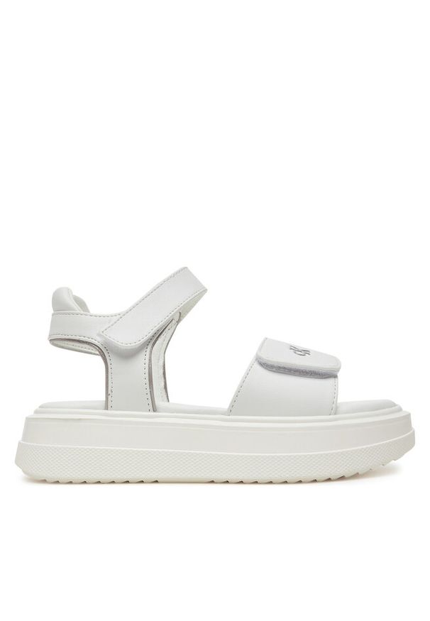 Sandały Calvin Klein Jeans. Kolor: biały