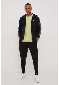 Superdry spodnie dresowe bawełniane męskie kolor czarny gładkie. Kolor: czarny. Materiał: bawełna, dresówka. Wzór: gładki #2