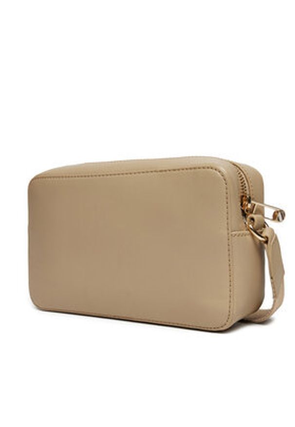 TOMMY HILFIGER - Tommy Hilfiger Torebka AW0AW16439 Beżowy. Kolor: beżowy. Materiał: skórzane