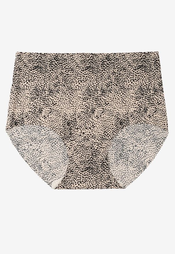 Renee - Czarno-Beżowe Bezszwowe Majtki Figi High Waist Dolevia. Stan: podwyższony. Kolor: czarny