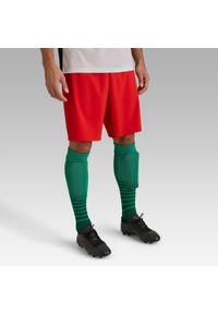 KIPSTA - Spodenki piłkarskie Kipsta Viralto Club. Kolor: czerwony. Materiał: materiał, poliamid, poliester, elastan. Sport: piłka nożna, bieganie